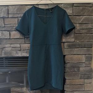 Green Forever21 Bodycon Dress - size small